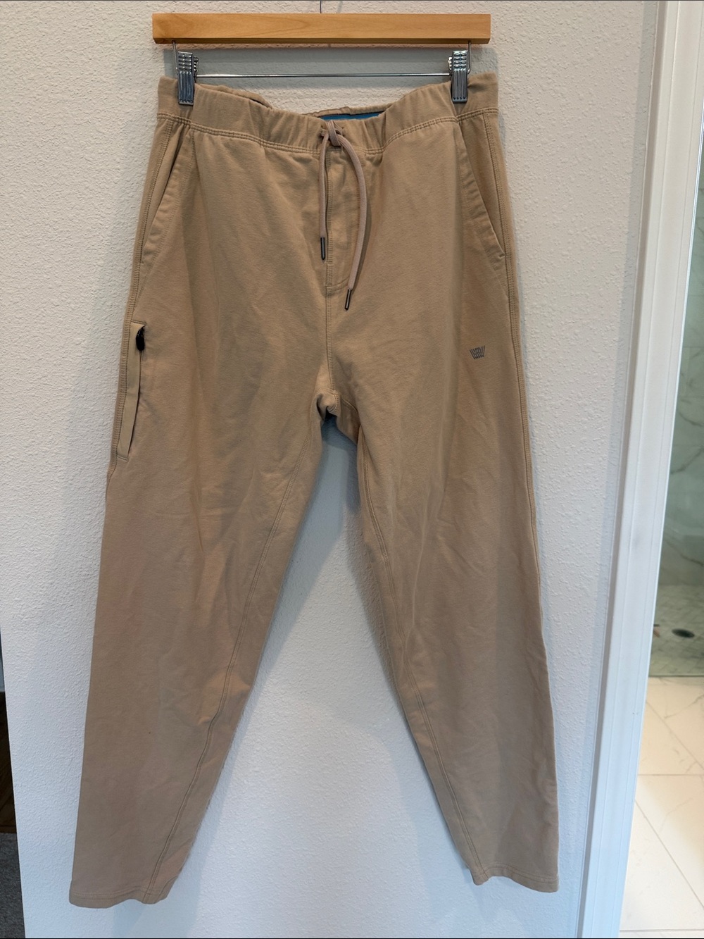 Mack Weldon Drawstring Joggers - Tan